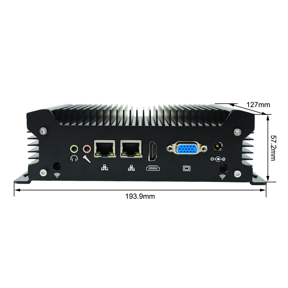 Hummlink G12 Fanless Industrial Mini PC | Intel Core i3-1215U / i5-1235U / i7-1255U | Dual LAN | 2 COM | HDMI 2.0 | Kiosk & Industrial Automation