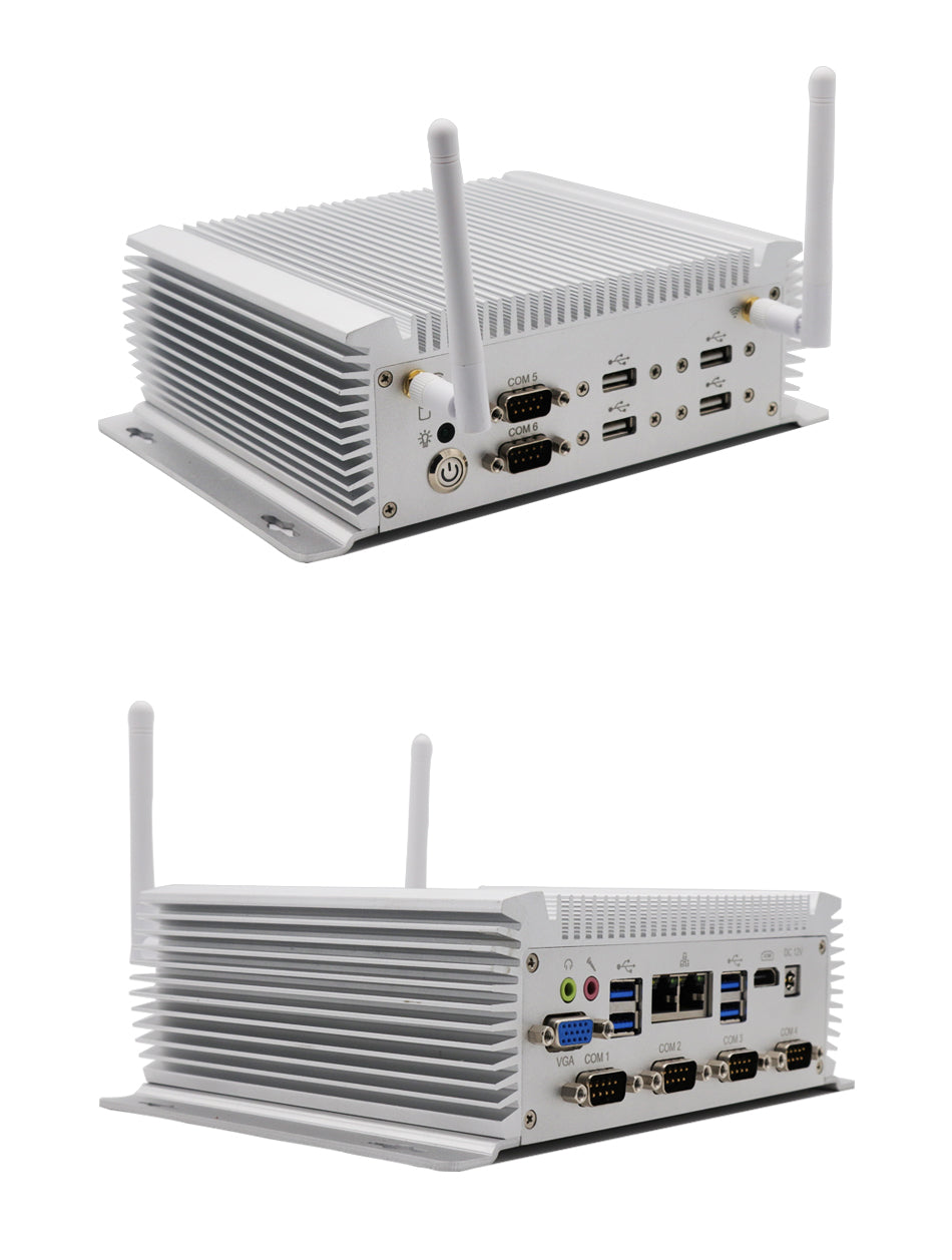 Hummlink G1 Fanless Industrial Mini PC | Intel Core i5/i7-4200U/4500U | Dual LAN | 2×COM | Windows 11 Pro