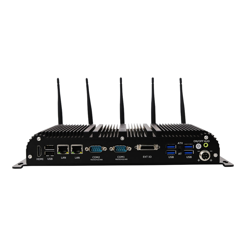 Hummlink G14 Fanless Industrial Mini PC | Intel Celeron J4125 / J6412 / N100 | Dual 2.5G LAN | 6 COM | RS422/RS485 | GPIO | Bus & Industrial Control
