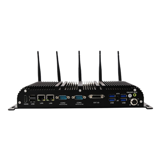 Hummlink G14 Fanless Industrial Mini PC | Intel Celeron J4125 / J6412 / N100 | Dual 2.5G LAN | 6 COM | RS422/RS485 | GPIO | Bus & Industrial Control
