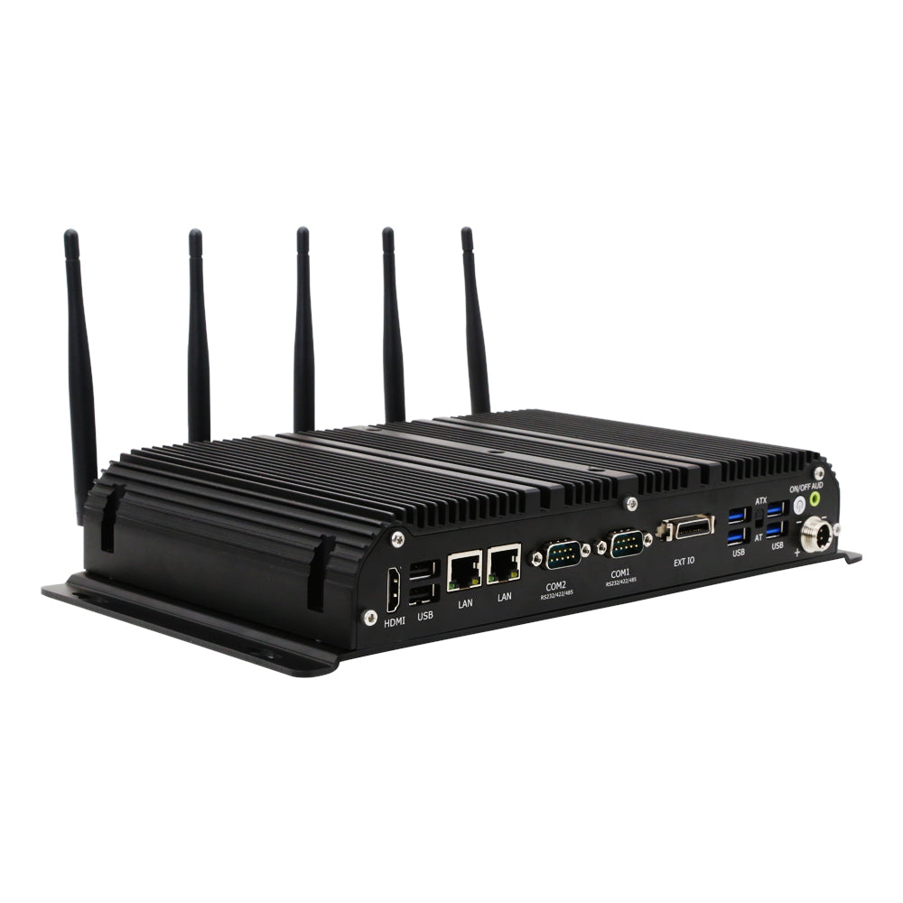 Hummlink G14 Fanless Industrial Mini PC | Intel Celeron J4125 / J6412 / N100 | Dual 2.5G LAN | 6 COM | RS422/RS485 | GPIO | Bus & Industrial Control