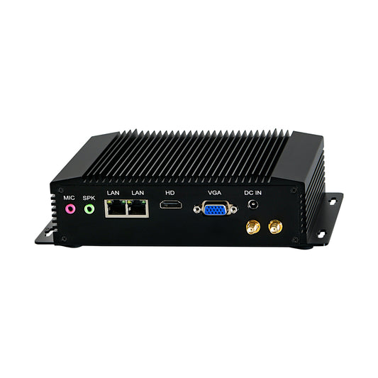 Fanless Industrial Mini PC Intel Pentium N3520 8G D3 128G SSD Windows/Linux For Car Parking System