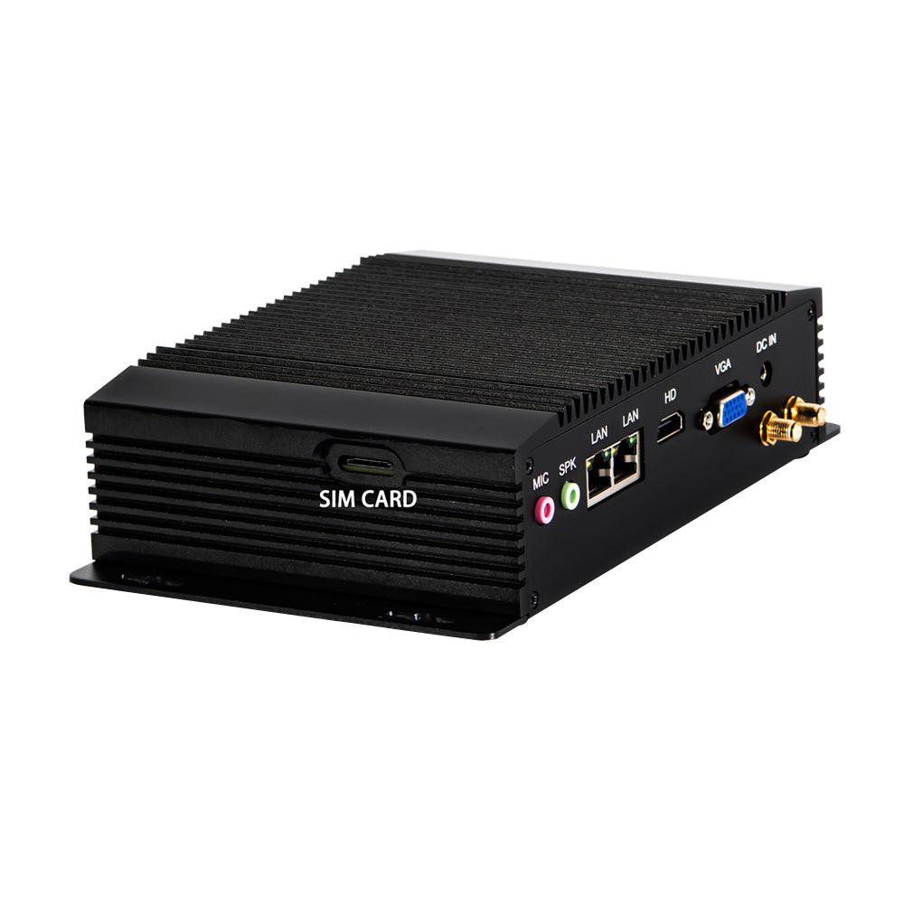 Fanless Industrial Mini PC Intel Pentium N3520 8G D3 128G SSD Windows/Linux For Car Parking System