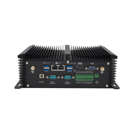 Hummlink G4 Fanless Industrial Mini PC | Intel Core i7-8550U / i5-8250U | Dual LAN | 2 COM | Dual Display | Industrial Automation