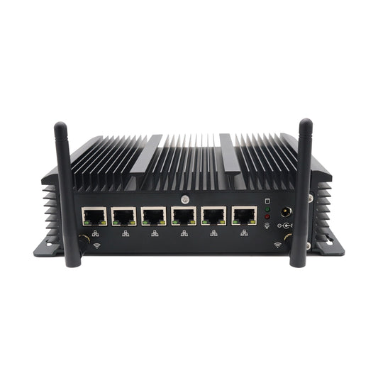 Hummlink G7 Fanless Industrial Mini Router / Firewall PC | Intel Celeron 3965U / Pentium 5205U | 6 × Gigabit LAN | 2 COM | 4G SIM | pfSense Ready