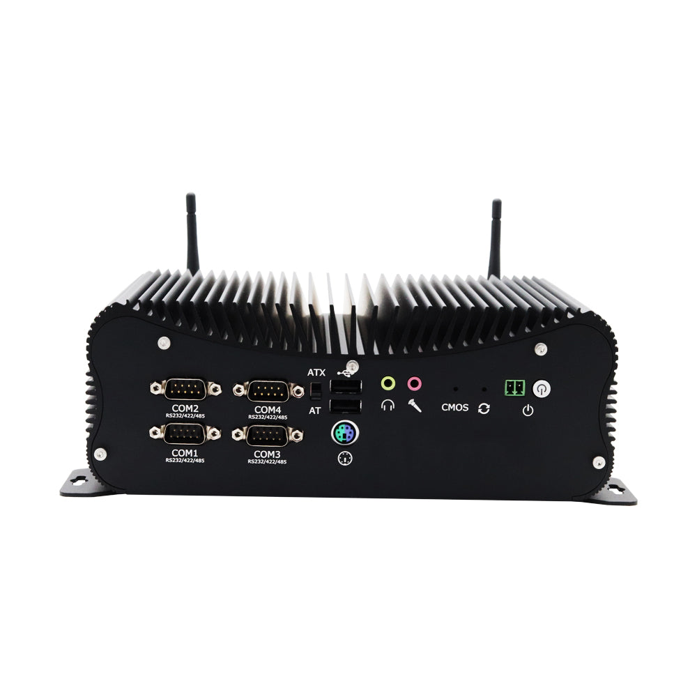 Hummlink G8 Fanless Industrial Mini PC | Intel Core i5-8250U / i7-8560U / i5-10210U / i7-10510U | Dual 2.5G LAN | 6 COM | RS422/RS485 | GPIO | Industrial Automation
